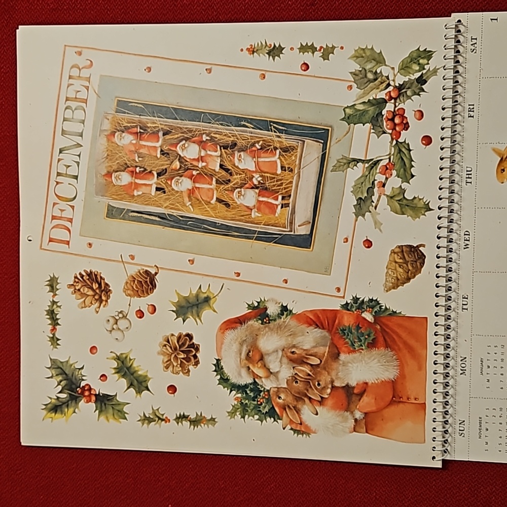 Marjolein Bastin Hallmark @2001 calendar UNUSED Nature's Sketchbook art craft - Picture 15 of 16